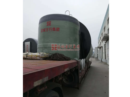 一體化預制泵站運輸中